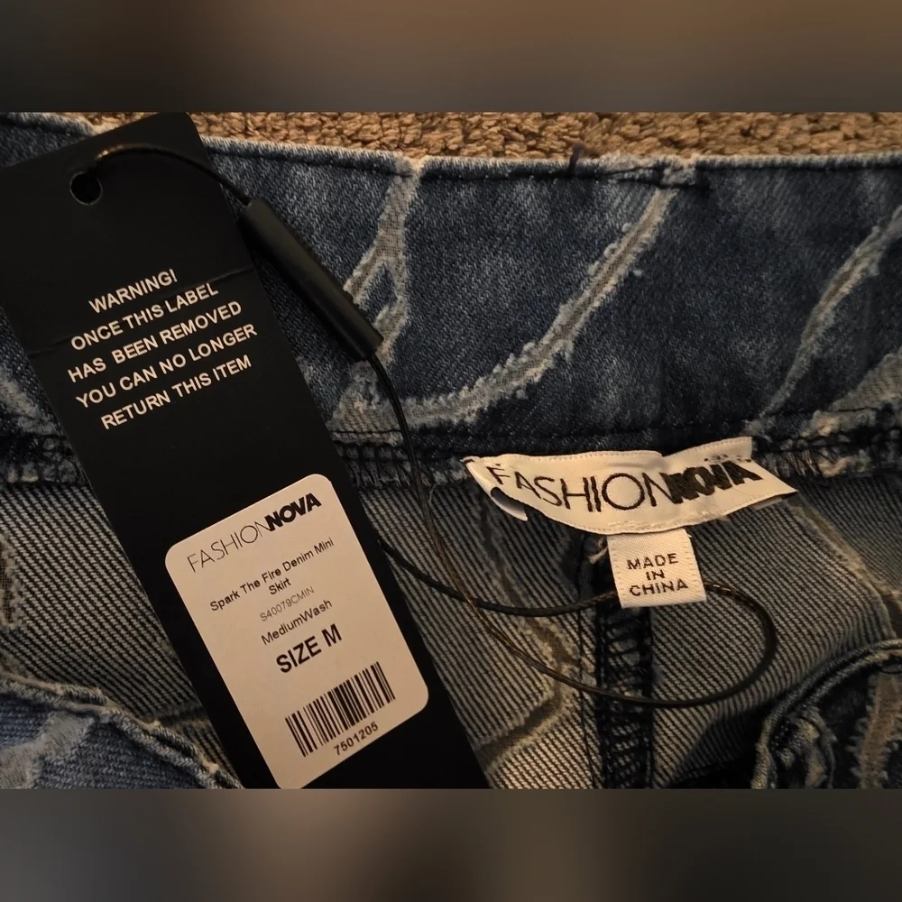 FASHION NOVA Denim Skirt